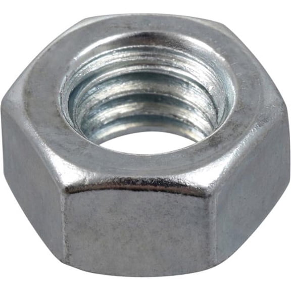 0.31 in. -18 Zinc Coarse Thread Hex Nuts - 100 Count