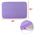 thumbnail image 4 of PiccoCasa Memory Foam Absorbent Bath Mat, Purple 24" x 16"/60 x 40cm(L*W), 4 of 6