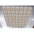 thumbnail image 3 of Dundee Deco's Modern Pearl White Gold Floral Glue Up/Drop In Ceiling Panels, 2 ft. X 2 ft. (4 sq ft.) each, Pack of 10, 3 of 5