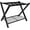 Black 1pcs, variant on 1 Pack Folding Luggage Rack for Guest Room, Foldable Suitcase Stand Holder with Metal Storage Shelf for Bedroom, Living Room, Hotel Essentials, Heavy Duty Steel Frame, White