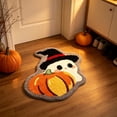 thumbnail image 6 of Twfbrm Halloween Ghost Shaped Bathroom Rugs, 18x28 Inch Water Absorbent Bath Mat with Non-Slip Backing, Decorative Entryway Carpet for Home, Bedroom, Halloween Decoration, 6 of 6