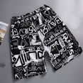 thumbnail image 2 of CHENge Big Tall Swim Trunks Lightweight Tropical Print Quick Dry Spring Break Swim Trunks with Pockets Stretch Fabric Beach Wear, 2 of 3