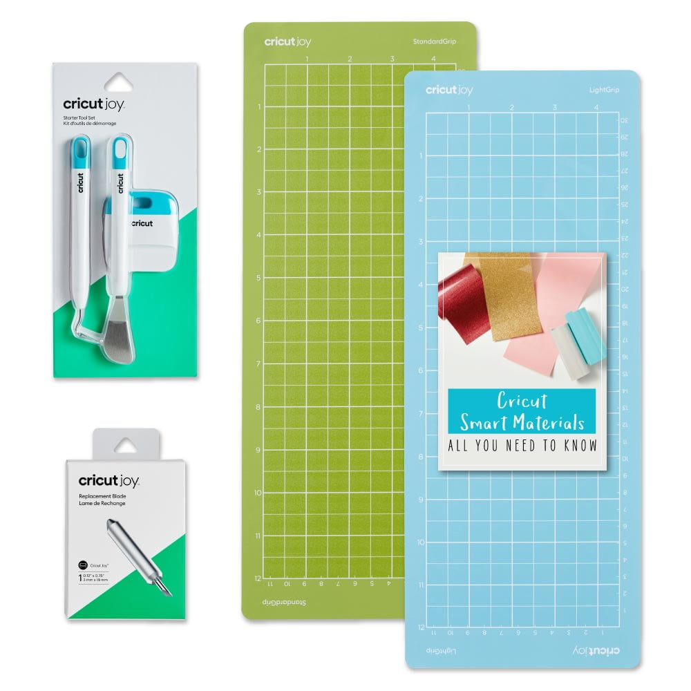 Cricut Joy Machine Beginner Bundle Grip Mats, Tool Kit, Blade and