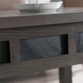 thumbnail image 3 of Recliner Wedge Table in Smoke Gray and Black Slate, 3 of 14