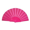 thumbnail image 1 of Elegant Handheld Folding Fan for Performances & Gifts - Lace Edging, Gold Decorations, 23cm Ribs, 40cm Amplitude, Durable Plastic Fashion Accessory, 1 of 5