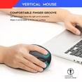 thumbnail image 2 of HXSJ 7D Wireless Mouse 2.4GHz Gaming Mouse Ergonomic Design Vertical Mouse 2400DPI USB Mice For, 2 of 8