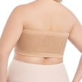 thumbnail image 6 of ZJXFGS Free Clear Bras, Plus Size Strapless Bra, Women'S Bra Comfy Breathable Tube Bra, Strapless Bras for Women Push Up Brown S, 6 of 9