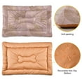 thumbnail image 2 of Iauyy 18x24inch Washable Dog Bed Mats, 4cm Thick Comfort Pet Bed with Non-Slip Bottom for Crates, Indoors & Outdoors - Puppy Essentials,Golden Pink, 2 of 5