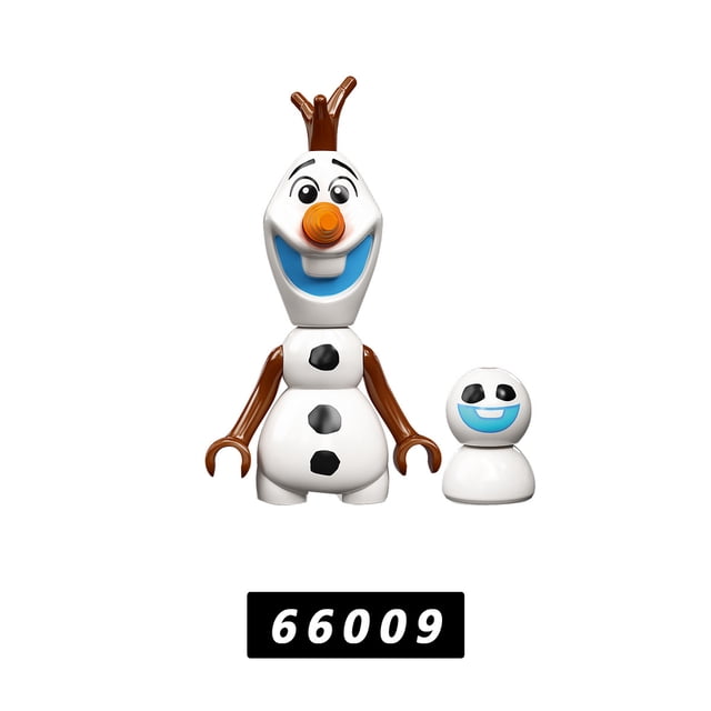 Especial para 66006-66010 Juguetes ensamblados Serie Frozen Bloques de construcción para hombre