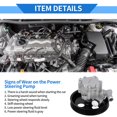 thumbnail image 6 of Power Steering Pump for Jeep Wrangler 2007-2011 Aluminum Alloy SNo.52059899AE/53032956AA with Pulley, 6 of 6