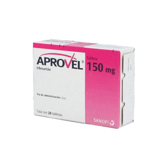 Aprovel 150 mg, 28 tabletas