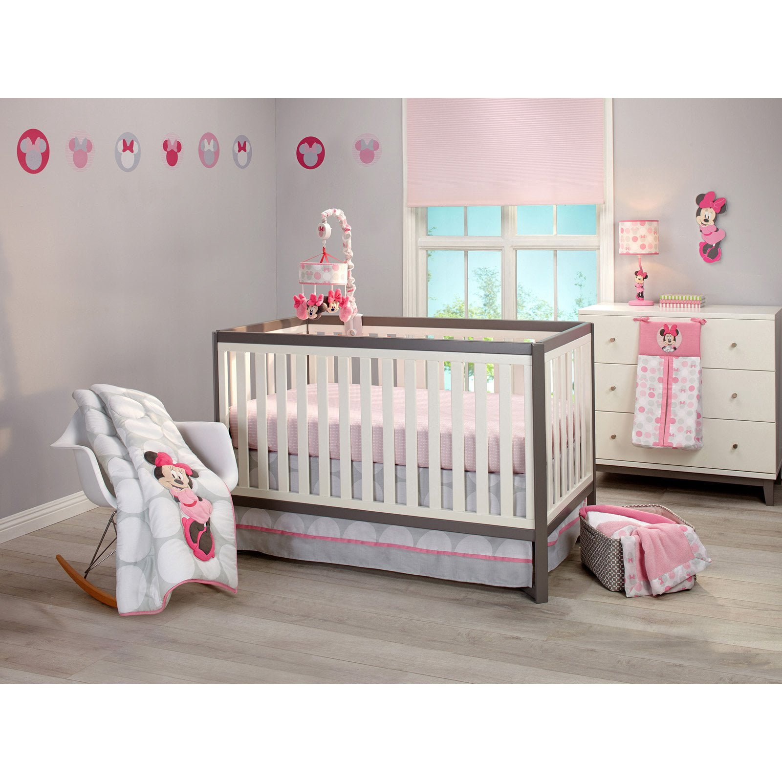 minnie mouse fitted crib sheet