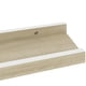 thumbnail image 5 of Estantería de pared VidaXL blanco/roble Sonoma de 40 x 9 x 3 cm, 2 unidades, 5 of 6