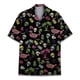 thumbnail image 3 of Camisa hawaiana divertida para hombre, sudadera playera con estampado de gato y música en 3D, camisa de manga corta de diseñador callejero, ropa para hombre de alta calidad, 3 of 5