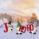 thumbnail image 4 of Al Aire Libre De Doble Cara Hohoho Xmas Gnome Yard Sign Con Estacas De Metal Advancent HA043841-05, 4 of 6