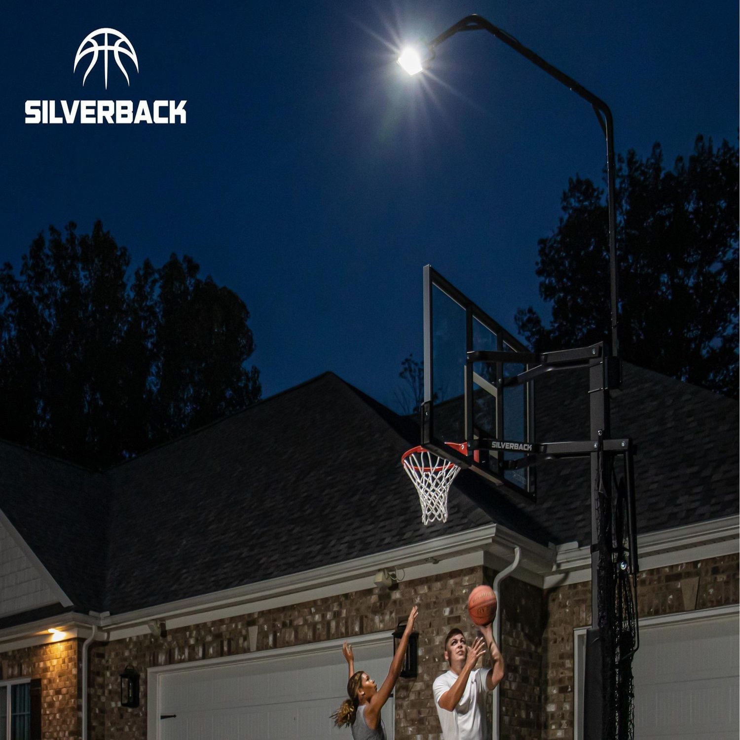 Silverback LED Basketball Hoop Light