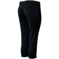 thumbnail image 2 of TOURNAMENT w/Pipe Softball Pant - BLACK,WHITEPIPE - M, 2 of 4