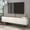 White and Oak, variant on HomeStock Artisanal Abode Floating TV Stand, TV Stand up to 75 inch TV, Floating TV Stand Wall Mounted, Floating Entertainment Center, Floating Shelf for Under TV, Floating TV Console-Color:Oak