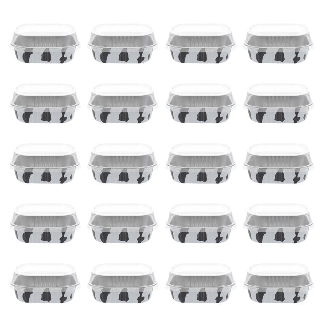 20 Sets of Household Pudding Cups Multi-function Cupcake Cups Convenient Dessert Containers