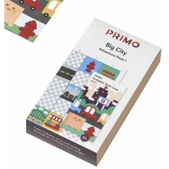 PRIMO Cubetto Educational Educational Big City Adventure Pack for Educational Coding Robot