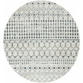 thumbnail image 2 of Hauteloom Modderfontein Living Room, Bedroom Machine Washable Area Rug - Blue, Beige - 6'7"-Round, 2 of 13