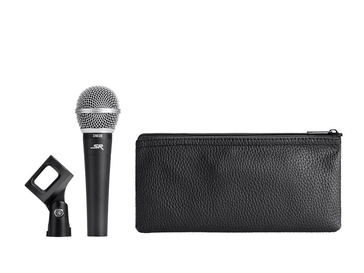 Monoprice DM20 Dynamic Handheld Vocal Microphone - Unidirectional, For Recording, Streaming, Podcasting, WFH, Distance Learning - Stage Right Series