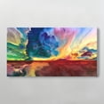thumbnail image 3 of Cuadros Canvas Abstractos Modernos Paisajes Nubes 4 Modelos, 3 of 4