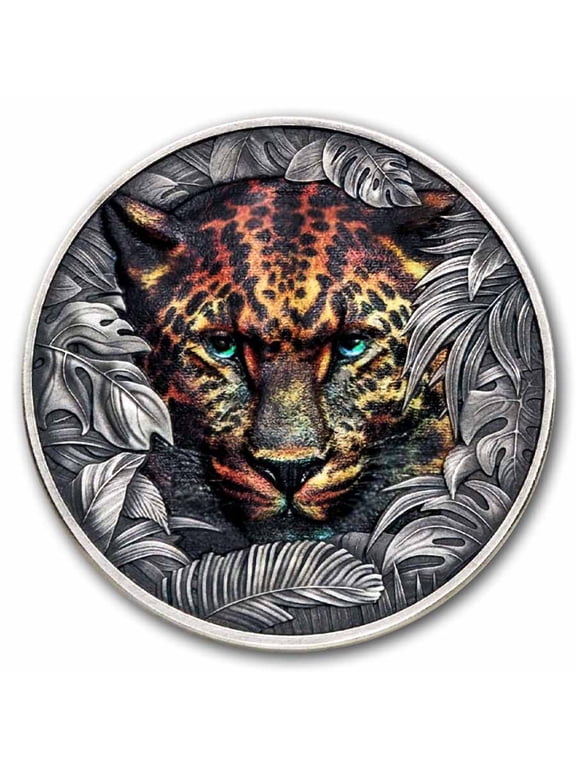 2026 Samoa 1 oz Silver Born to be Wild: Leopard (w/ Box & COA)