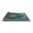 thumbnail image 2 of Ahgly Company Indoor Rectangle Medallion Light Blue Traditional Area Rugs, 3' x 5', 2 of 4