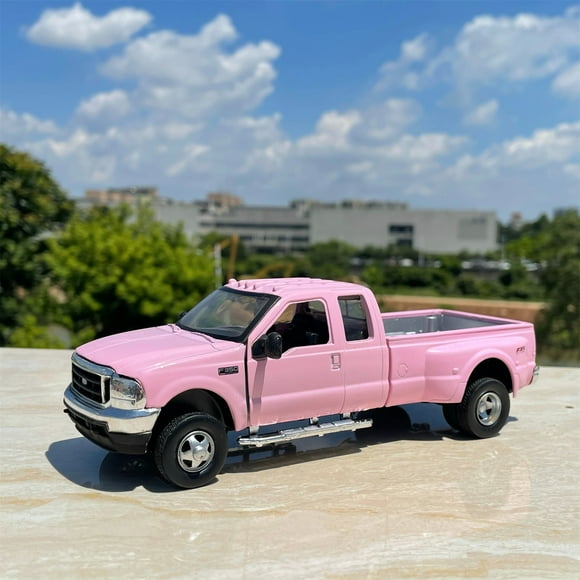 2019 F-350 Dually, Ruby Red and Stone Gray - Greenlight 46070/48 - 1/32 Scale Diecast Model Toy Car