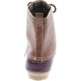 thumbnail image 4 of Axny Dylan Women's Lace Up Two Tone Combat Style Calf Rain Duck Boots, 4 of 7