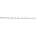 thumbnail image 3 of 14k White Gold 24 Inch 1.5mm Rope Chain Necklace Pendant Charm, 3 of 9