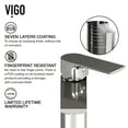 thumbnail image 3 of VIGO Davidson Single Handle Single-Hole Bathroom Faucet in Brushed Nickel, 3 of 13