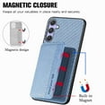 thumbnail image 4 of Case For FOXDOCK Samsung Galaxy S25 Stand Function RFID Blocking Magnetic Card Holder Complete Camera Safety, 4 of 4