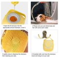 thumbnail image 4 of Silicone Scrubber Tool Pet Massage Bath Brush Shampoo Dispenser For Dog Cat, 4 of 5