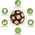 thumbnail image 3 of Bola de juguete para gatos Natural Silvervine Stick Catnip Bell Ball Juguetes para gatos para gatos de interior Limpieza de dientes Matatabi Cat Chew Toy-Kitten Toys, 2psc, 3 of 5
