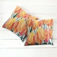 thumbnail image 2 of Ambesonne Orange Throw Pillow Cover 2 Pack, Floral Tulip Garden, 20", Orange, 2 of 6