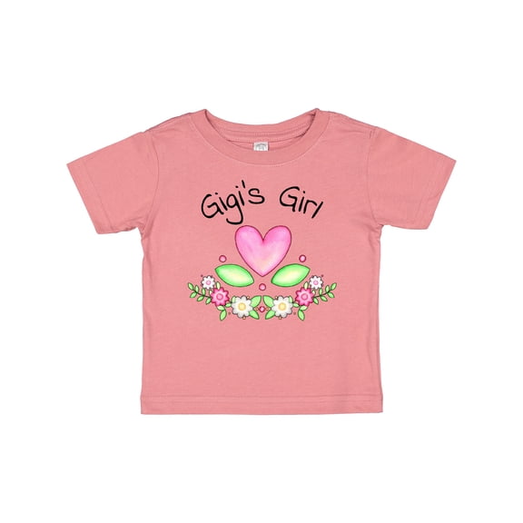 Inktastic Gigi's Girl- Heart Flowers Girls Baby T-Shirt