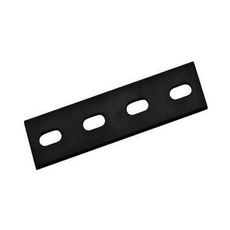 

Hampton 1-1/2 in. W X 6 in. L Black Steel Mending Plate (Pack of 10)