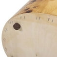 thumbnail image 2 of Nebula 22" Accent Pillar Side Table Warm Natural Brown Burl Wood, 2 of 8
