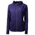 thumbnail image 2 of Women's Cutter & Buck Purple ECU Pirates Adapt Eco Knit Hybrid Recycled Full-Zip Hoodie, 2 of 3