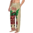 thumbnail image 3 of Kdxio Christmas Vintage Red Truck Print Men's Sleep Pajama Pant Lounge Pants with Pockets, 3 of 8