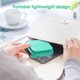 thumbnail image 2 of Mini Fan , Usb Rechargeable With 3 Adjustable Speeds Portable Fan, Quiet Small Lanyard Fan, For Home, Office, Travel(green), 2 of 4