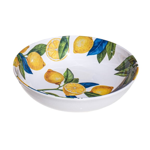 Lemon Orchard Melamine Serving Bowl - Yellow - 11.9"