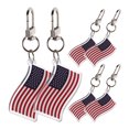 thumbnail image 1 of 6 llaveros de EE. UU.: llaveros con la bandera estadounidense - Para viajes, fiestas y uso diario - Accesorios patrióticos, 1 of 5