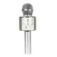 thumbnail image 1 of ZheElen Microphone à Réduction de Bruit, Microphone de Karaoké Rechargeable Sans Fil, Micro LED Portable, Argent, 1 of 7