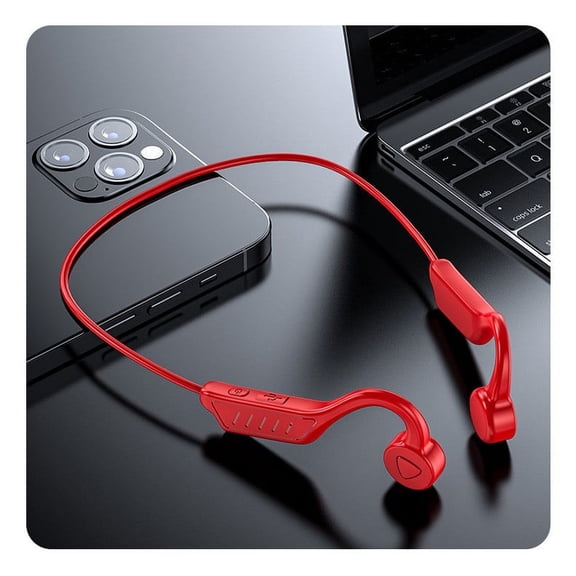 Headphones for Kids Hwkond BL15 Conduction Headphones Bluetooth, 5.0 Wireless Open Ear Earphones, Stereo Surround Noise Reduction Sports Headset For Running Driving Cycling Yoga on Clearance