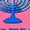 Hot Pink, variant on Inktastic Happy Hanukkah with Menorah Boys or Girls Long Sleeve Toddler T-Shirt