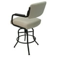 thumbnail image 5 of Swivel Tilt Counter 26" Bar Stool - M-115 - Beige Vinyl - Metal Grey Frame, 5 of 5