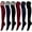 Multicolor, variant on 6 Pairs Thigh High Socks Warm Stocking Women Boot Sock Leg Warmer High Socks for Daily Wear, Cosplay(White,Black,Grey)
